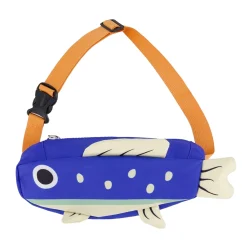 Waist Bags>Deux par Deux Fish Fanny Pack Blue