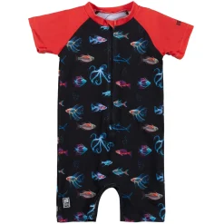 Swimsuits>Nano Fishes Uv Swimsuit 2-4 Black