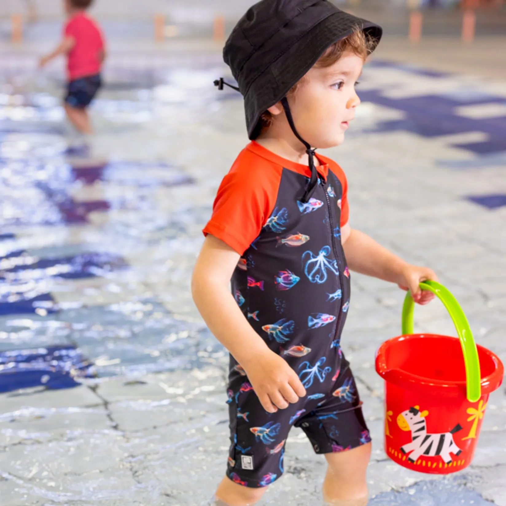 Swimsuits>Nano Fishes Uv Swimsuit 6-24m Black