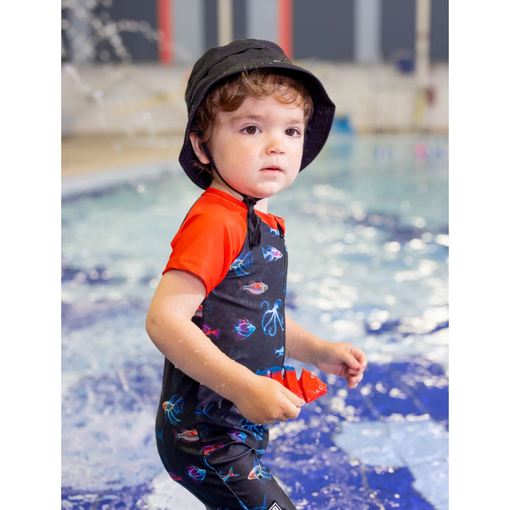 Swimsuits>Nano Fishes Uv Swimsuit 6-24m Black
