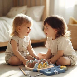 Board Games|Wooden Toys>Speedy Monkey Fishing Game Alphabet