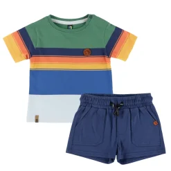 Outfit Sets>Nano Fishing Short Set 6-24m Green