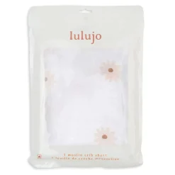 Sheets|Bedding>Lulujo Fitted Crib Sheet - Daisies