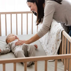 Hot Fitted Crib Sheet - Green Kids Sheets|Bedding