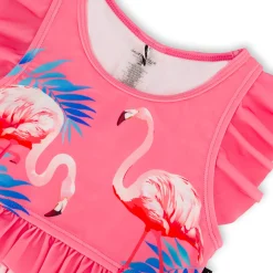 Sale Flamingo Two Piecess Swimsuit 2-6y Kids Swimsuits