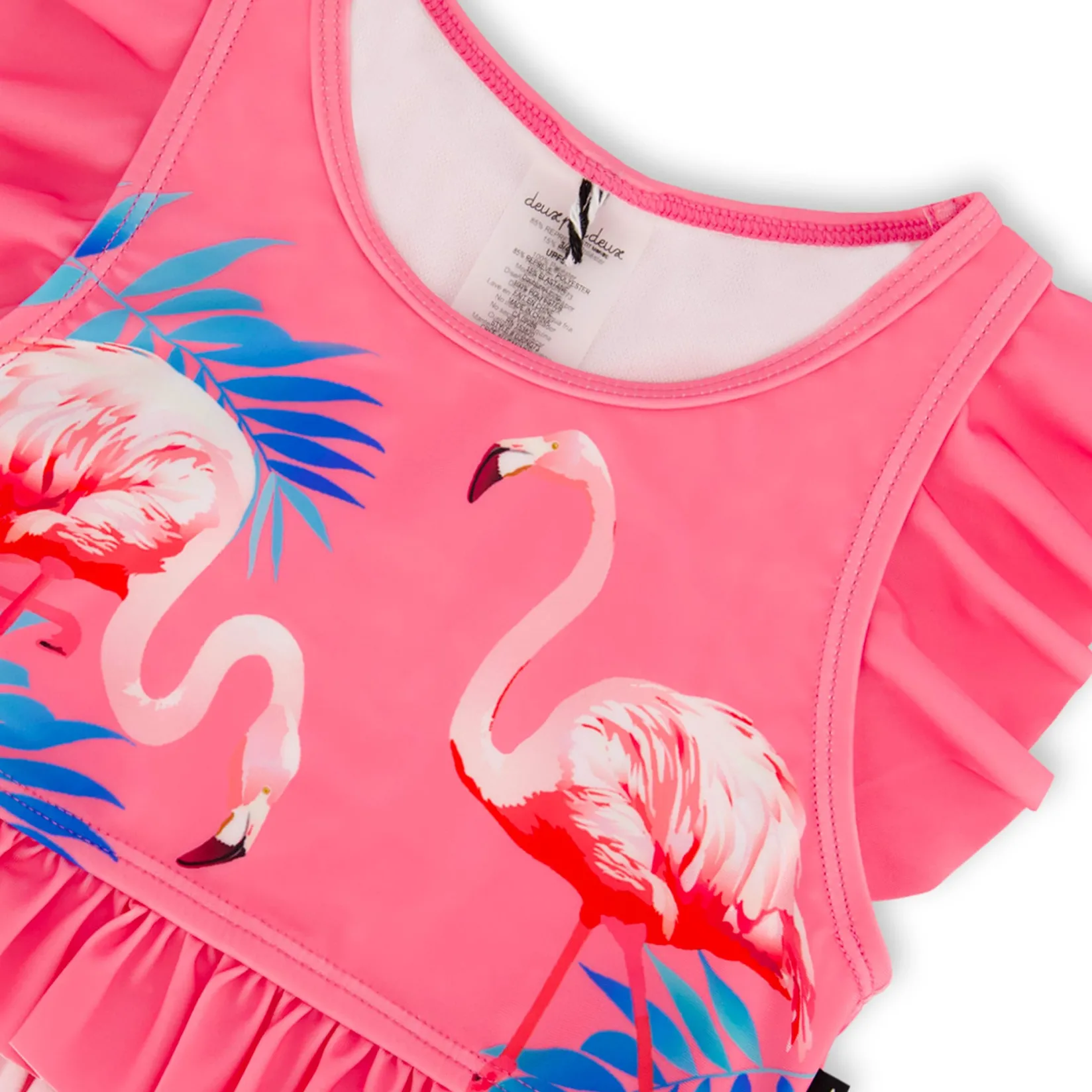 Sale Flamingo Two Piecess Swimsuit 2-6y Kids Swimsuits