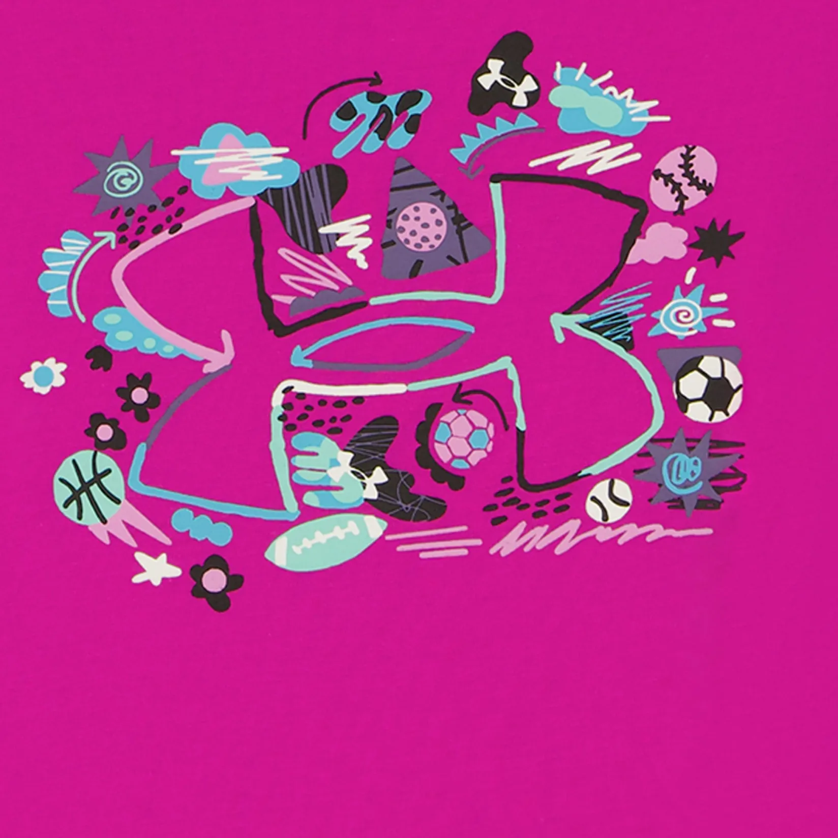 Dresses, Skirts & Outfits>Under Armour Flare Short Set 12-24m Fuchsia