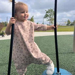 Sale Fleece Jumpsuit 9-12m - Pink Forest Do-re-mi Pyjamas