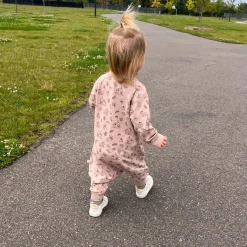 Sale Fleece Jumpsuit 9-12m - Pink Forest Do-re-mi Pyjamas