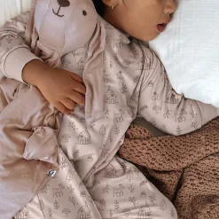 Hot Fleece Jumpsuit 6-9m -Pink Forest Do-re-mi Pyjamas