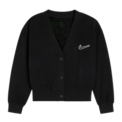 Sportswear|Fleeces And Sweatshirts>Nike Fleece Ls Cozy Top 7-16 Black