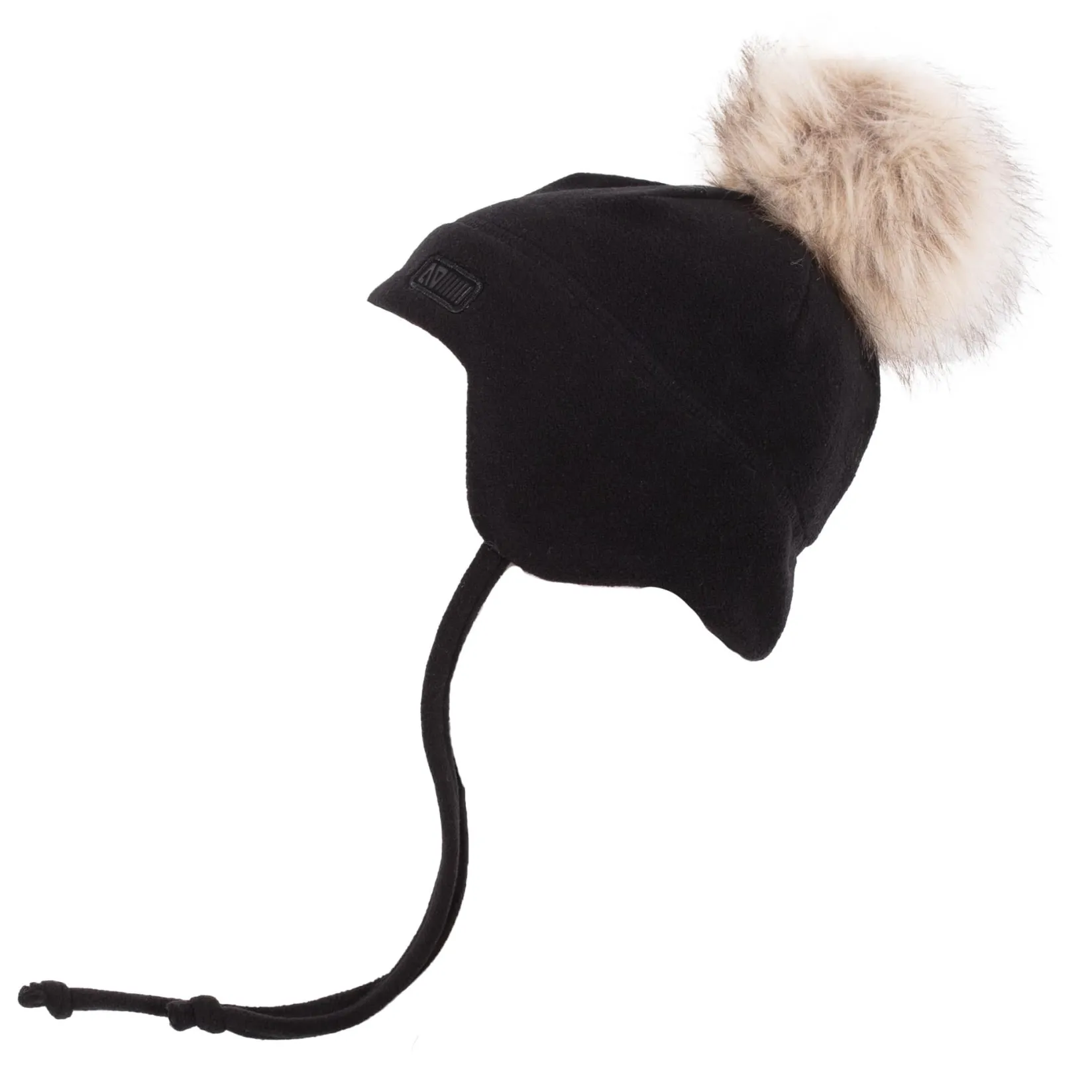 Beanies|Beanies>Nano Fleece Pompon Beanie 2-6y Black