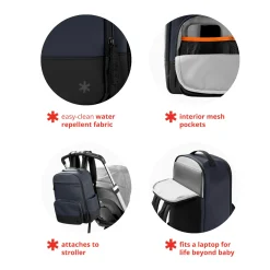 Outlet Flex Diaper Bag Backpack - Navy Diaper Bags|Diaper Bags