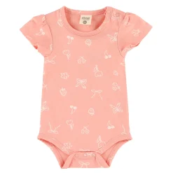 Tops>Camp by Birdz Floral Bodysuit 3-24m Rose