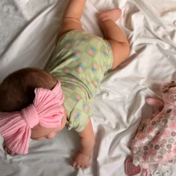 Hot Floral Check Bodysuit 3-24m Tops