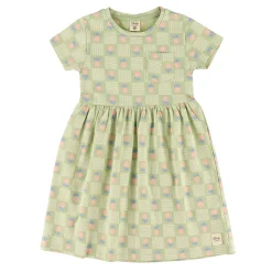 Floral Check Dress 2-8y Kids Dresses & Rompers