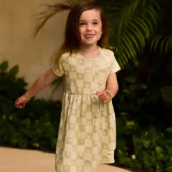 Floral Check Dress 2-8y Kids Dresses & Rompers