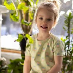 New Floral Check T-shirt 2-8y Kids Tops