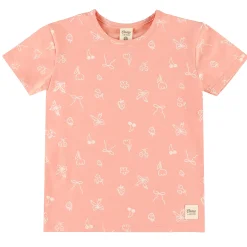 Tops>Camp by Birdz Floral T-shirt 2-8y Rose