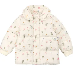 Outerwear|Coats & Jackets>Miles Florals Puffer Jacket 2-10y Beige