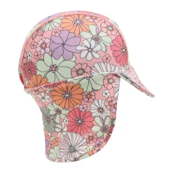 Hats & Caps>Color Kids Flower Aop Hat 1-6 Coral