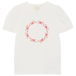 Outlet Flower Circle T-shirt 2-14 Kids Tops