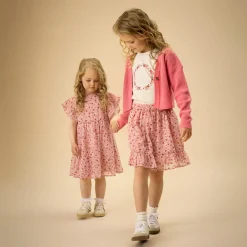 Outlet Flower Circle T-shirt 2-14 Kids Tops