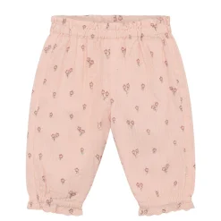 Pants>Minymo Flower Muslin Pant 6-24m Pink