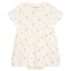 Dresses, Skirts & Outfits>Minymo Flower Print Dress 6-24m Ivory