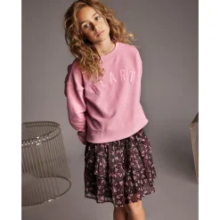 Skirts>Creamie Flower Print Skirt 3-6 Black