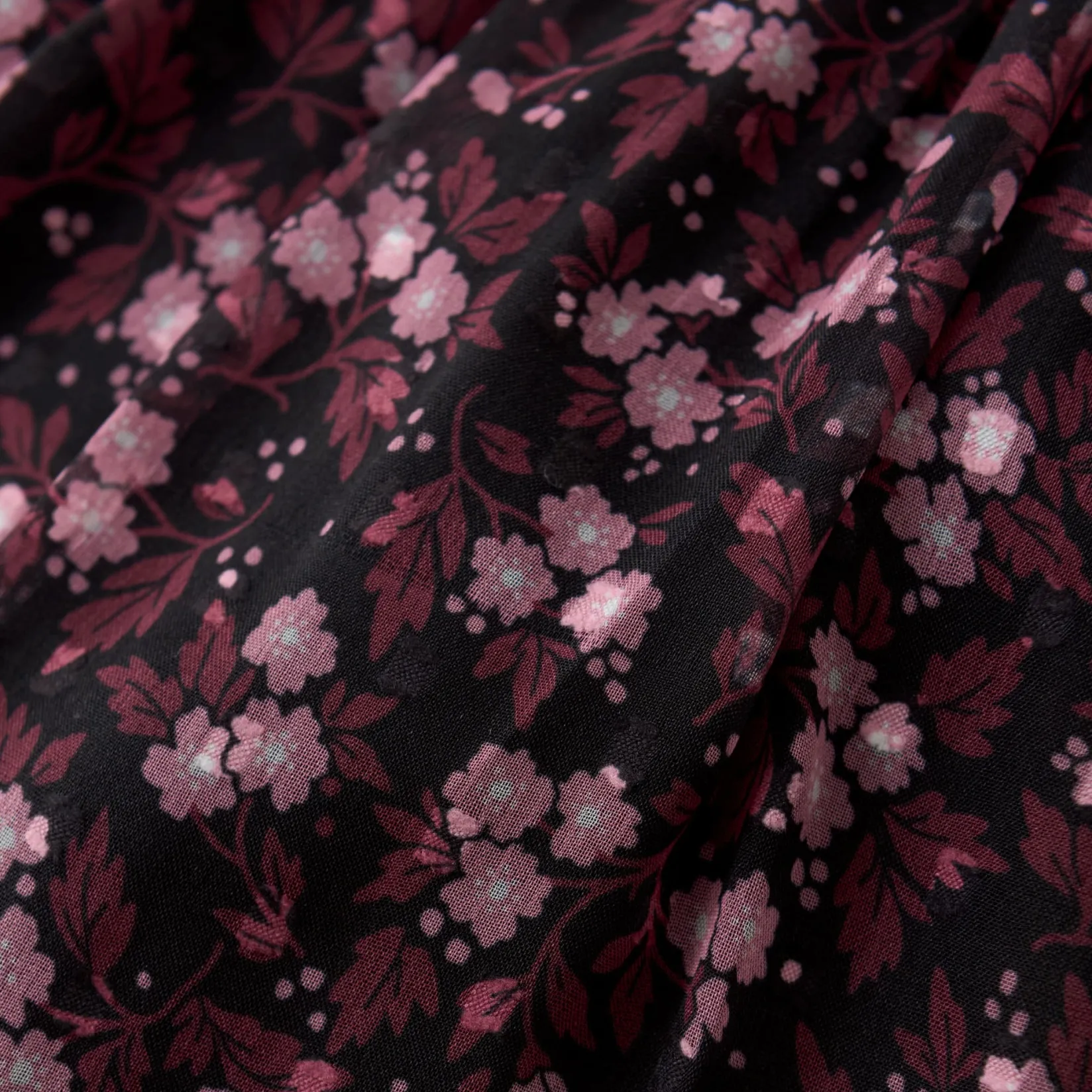 Skirts>Creamie Flower Print Skirt 3-6 Black