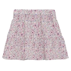 Skirts>Creamie Flower Print Skirt 2-6y Ivory