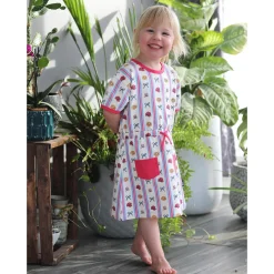 Outlet Flower Stripe Dress 2-10y Kids Dresses & Rompers