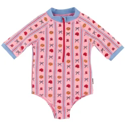 Discount Flower Stripe Uv Swimsuit 2-10 Kids Swimsuits