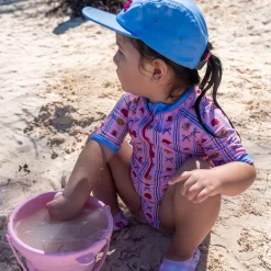 Discount Flower Stripe Uv Swimsuit 2-10 Kids Swimsuits