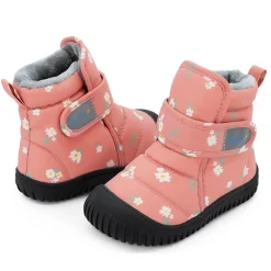 Mid-Season Boots|Mid-Season Boots>Jan n Jul Flower Toasty Dry Booties 5-11 Pink