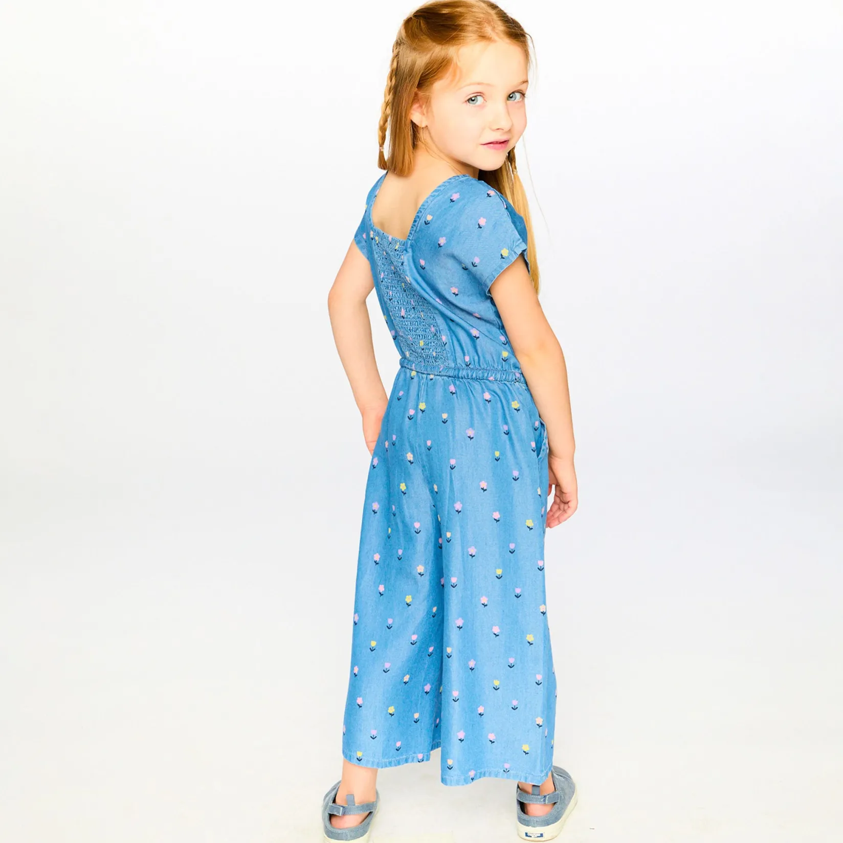 Hot Flowers Essential Jumpsuit7-10 Kids Dresses & Rompers