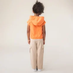 Flowers Hooded T-shirt 2-12 Kids Tops