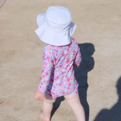 Sale Flowers Long Sleeve Swimsuit 3-24m Swimsuits