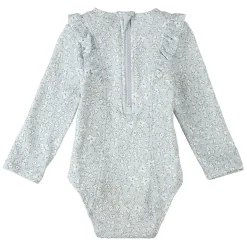 Hot Flowers Long Sleeve UV Swimsuit 2-6y Kids Swimsuits