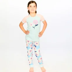 Sale Flowers Pajama Set 7-10 Kids Pajamas & Bathrobes