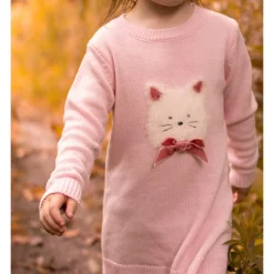 Flowers Poetry Knit Dress 2-8 Kids Dresses & Rompers