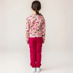 Sale Flowers Printed T-shirt 2-12 Kids Tops