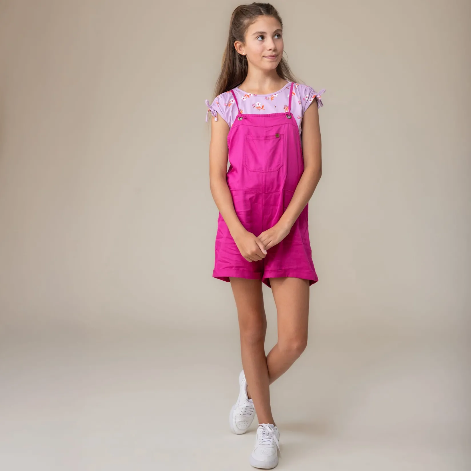 Hot Flowers Printed T-shirt 2-12 Kids Tops