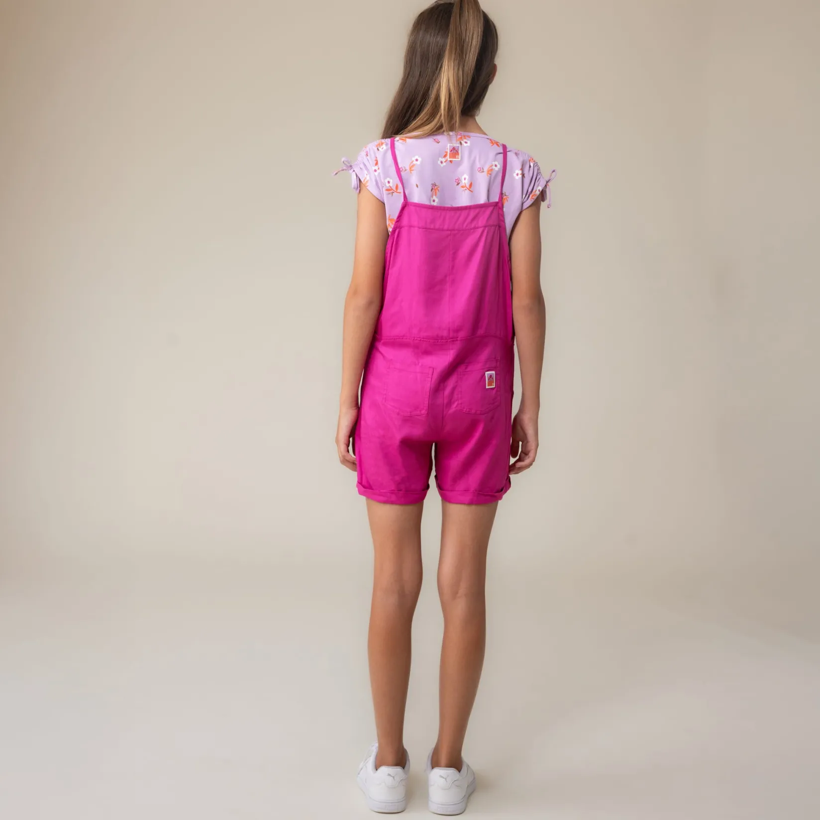 Hot Flowers Printed T-shirt 2-12 Kids Tops