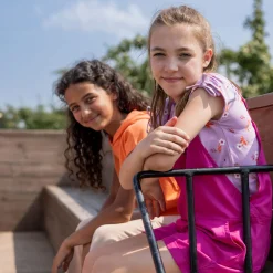 Hot Flowers Printed T-shirt 2-12 Kids Tops