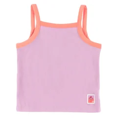 Clearance Flowers Ribbed Tank Top 2-12 Kids Tops