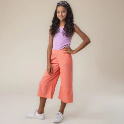 Clearance Flowers Ribbed Tank Top 2-12 Kids Tops