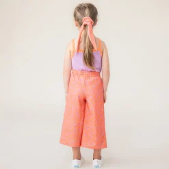 Clearance Flowers Ribbed Tank Top 2-12 Kids Tops