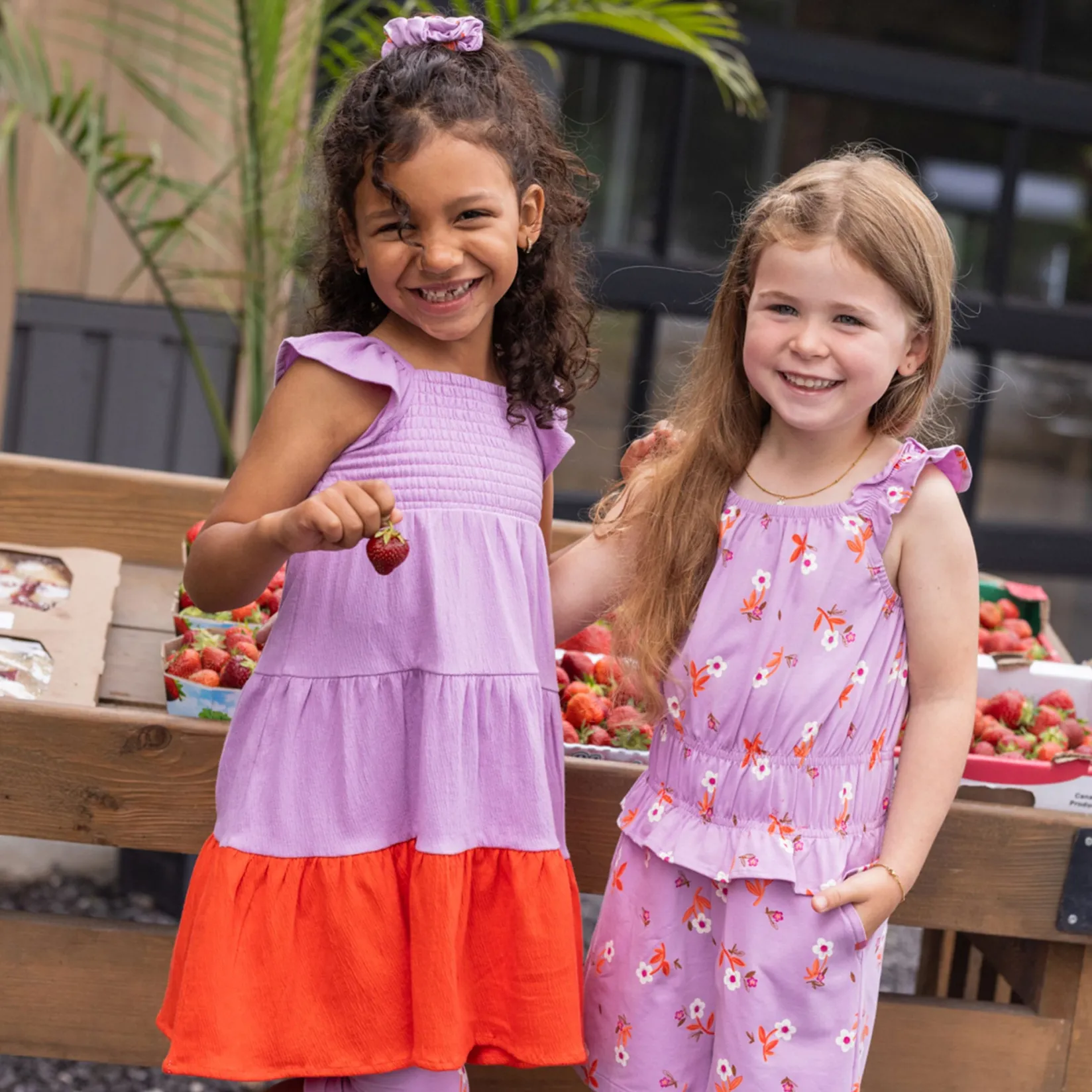 Dresses & Rompers|Rompers & Jumpsuits>Nano Flowers Romper 2-12 Lilac